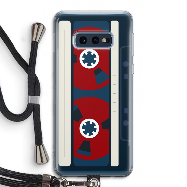 Here's your tape: Samsung Galaxy S10e Transparant Hoesje met koord
