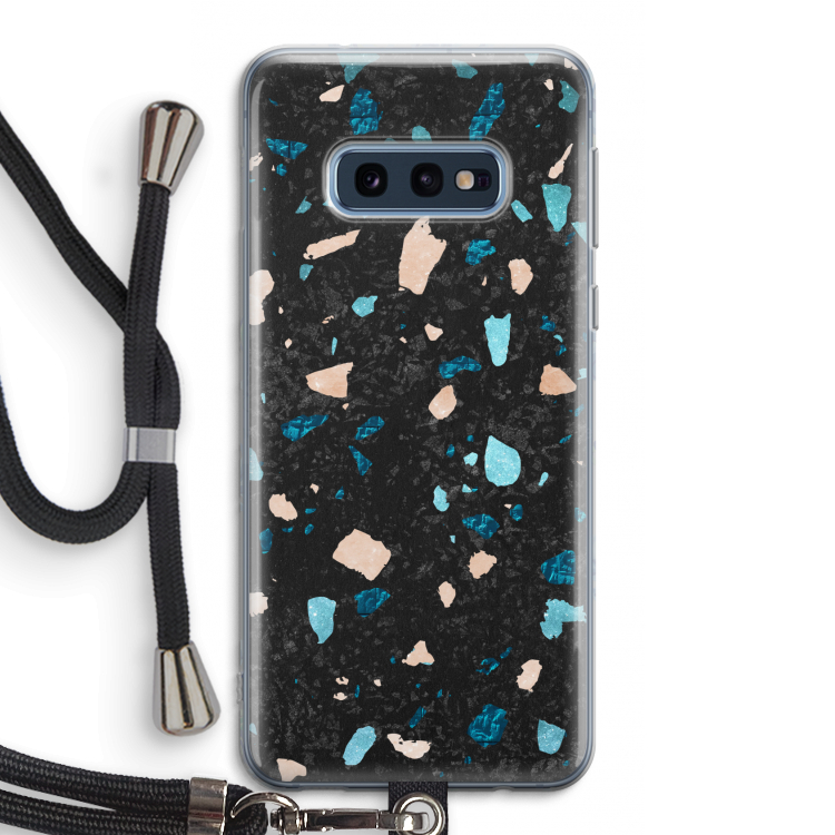 Terrazzo N°11: Samsung Galaxy S10e Transparant Hoesje met koord