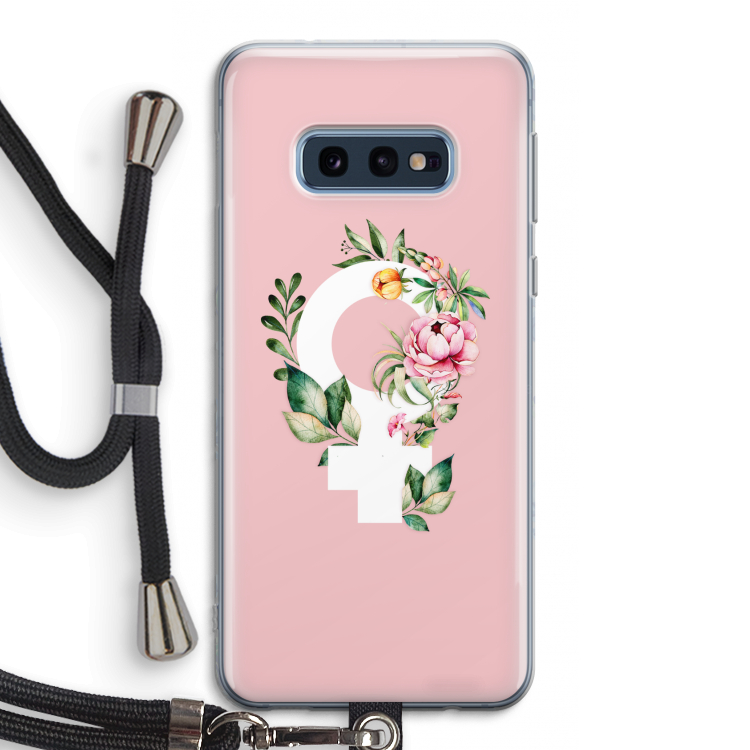 Venus: Samsung Galaxy S10e Transparant Hoesje met koord