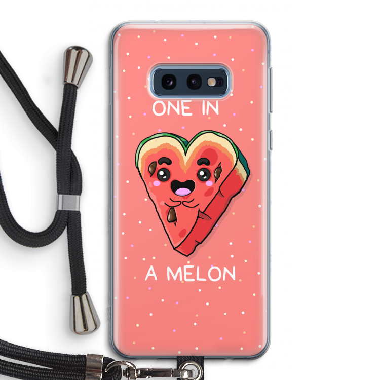 One In A Melon: Samsung Galaxy S10e Transparant Hoesje met koord