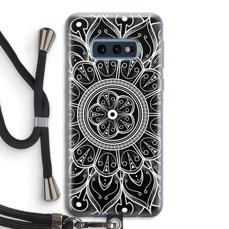 Roses Are Red: Samsung Galaxy S10e Transparant Hoesje met koord