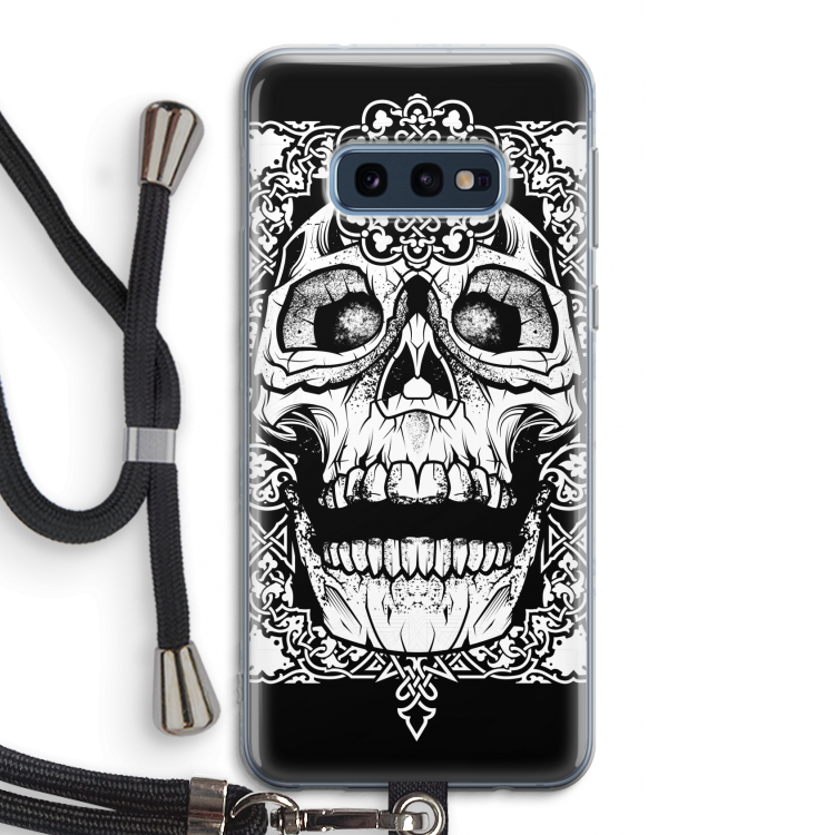 Seek & Destroy: Samsung Galaxy S10e Transparant Hoesje met koord