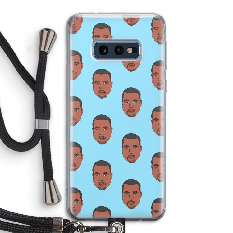 Kanye Call Me?: Samsung Galaxy S10e Transparant Hoesje met koord