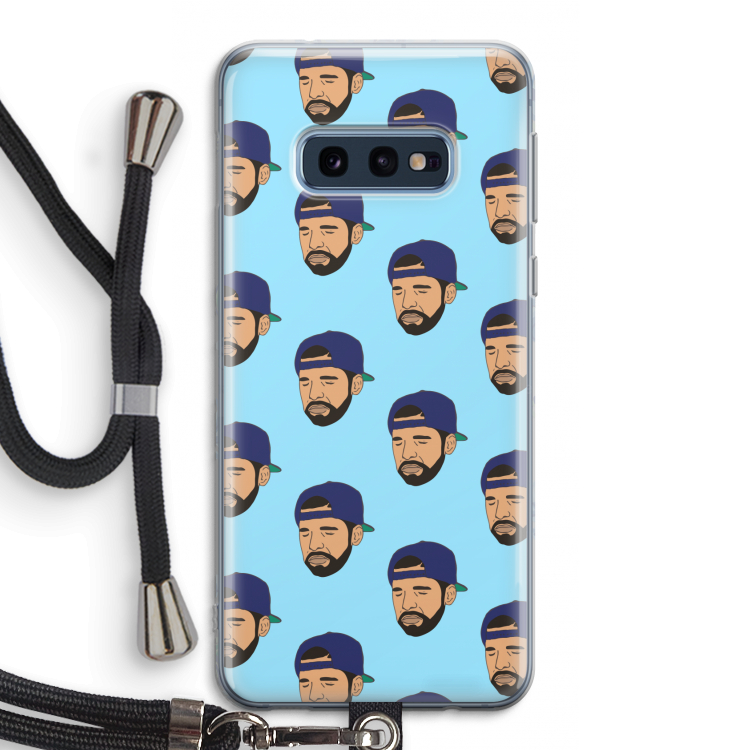 Drake Away: Samsung Galaxy S10e Transparant Hoesje met koord