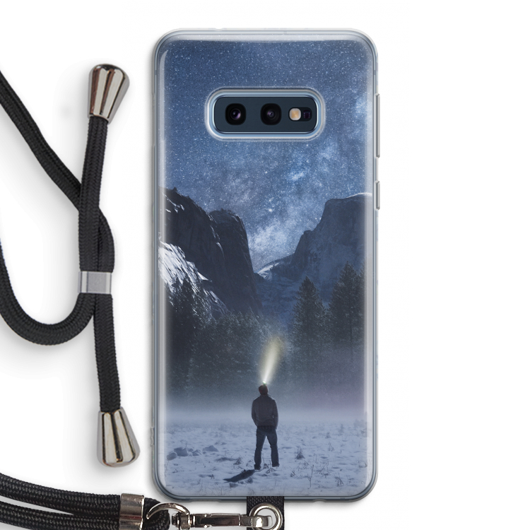 Wanderlust: Samsung Galaxy S10e Transparant Hoesje met koord
