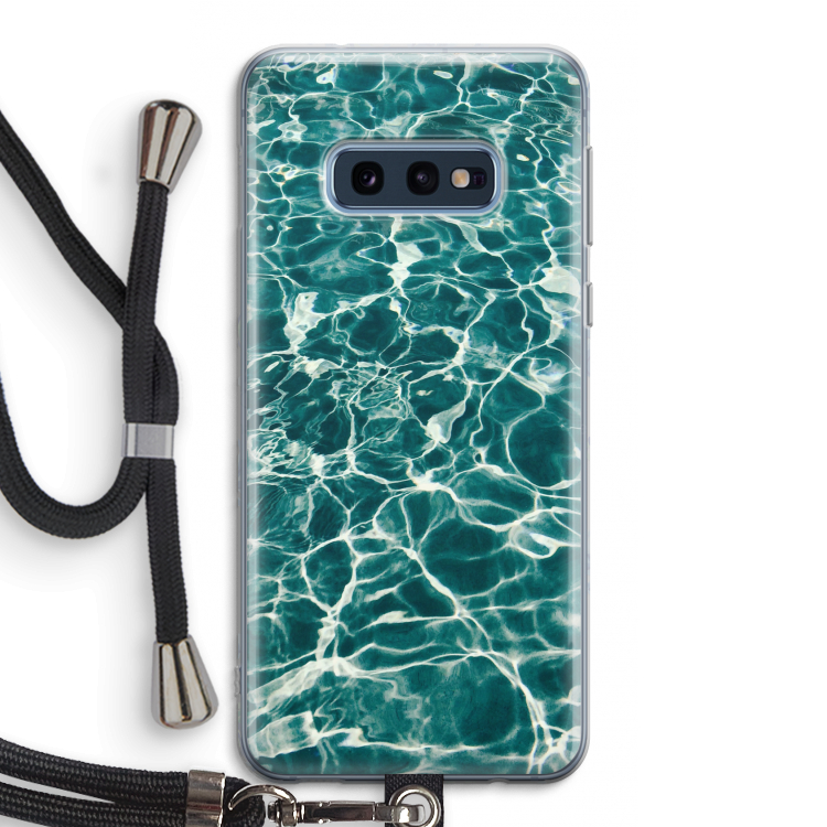 Weerkaatsing water: Samsung Galaxy S10e Transparant Hoesje met koord
