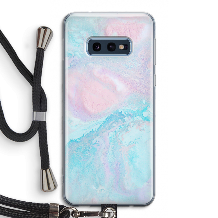 Fantasie pastel: Samsung Galaxy S10e Transparant Hoesje met koord