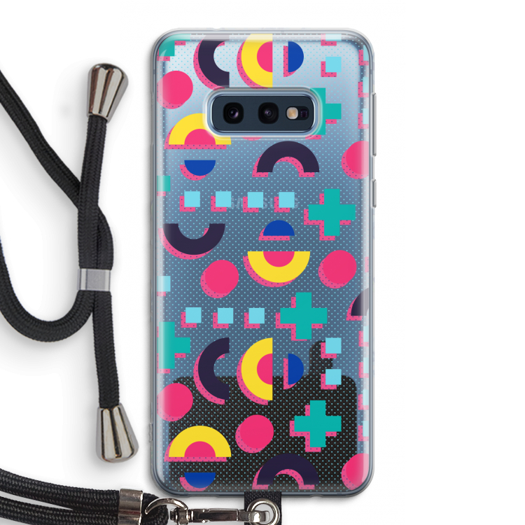8-bit N°2: Samsung Galaxy S10e Transparant Hoesje met koord
