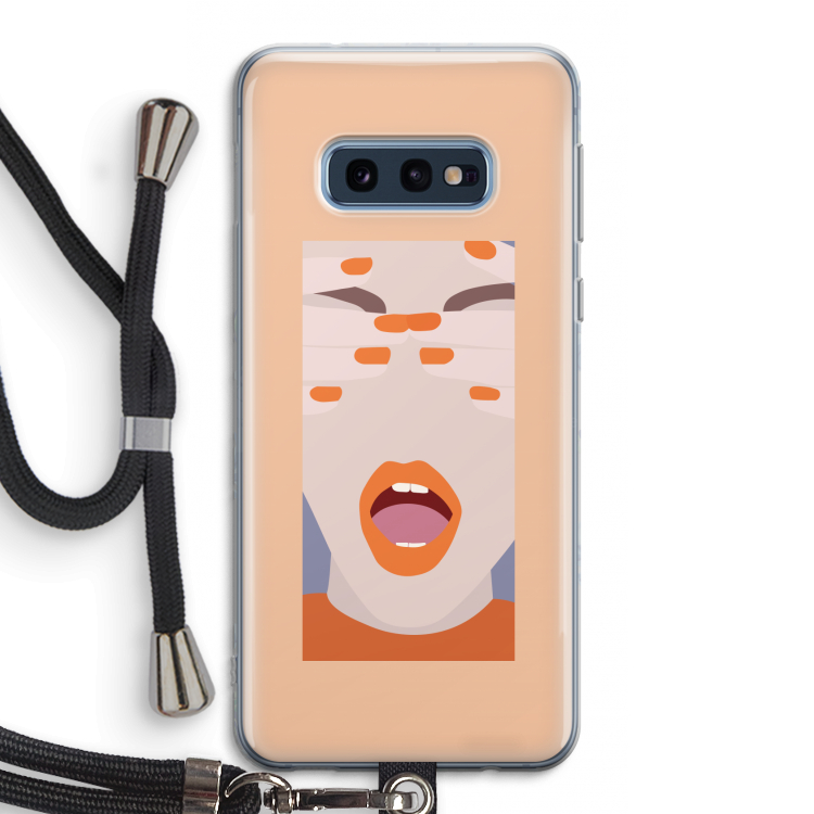 Surprise: Samsung Galaxy S10e Transparant Hoesje met koord