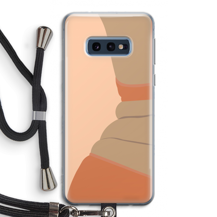 Bikini: Samsung Galaxy S10e Transparant Hoesje met koord