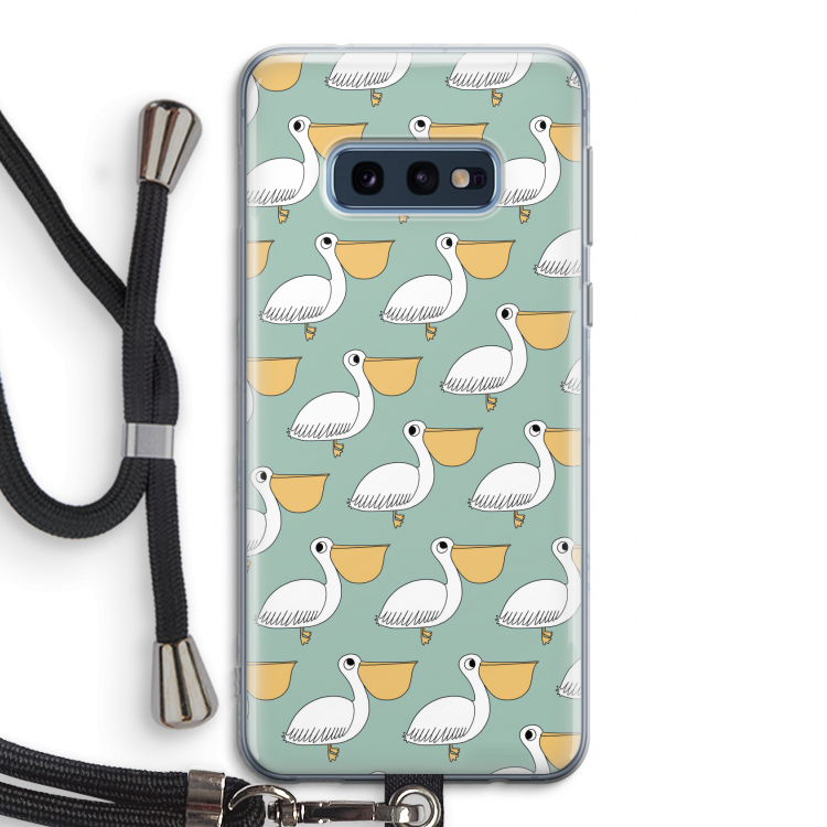 Pelican: Samsung Galaxy S10e Transparant Hoesje met koord