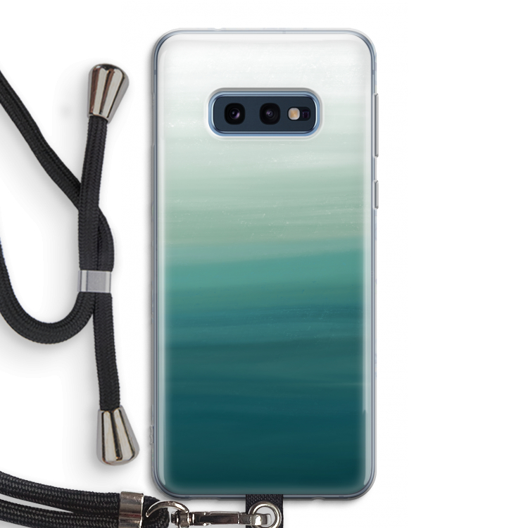 Ocean: Samsung Galaxy S10e Transparant Hoesje met koord
