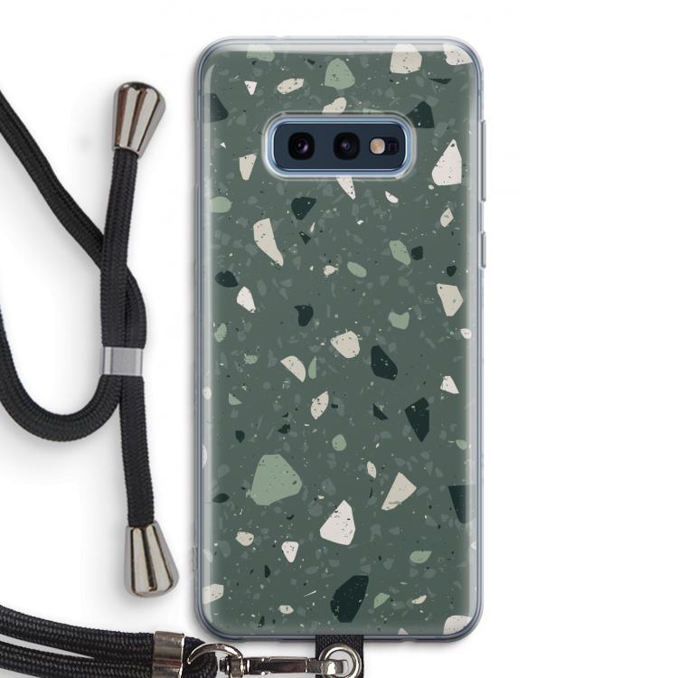 Terrazzo N°19: Samsung Galaxy S10e Transparant Hoesje met koord