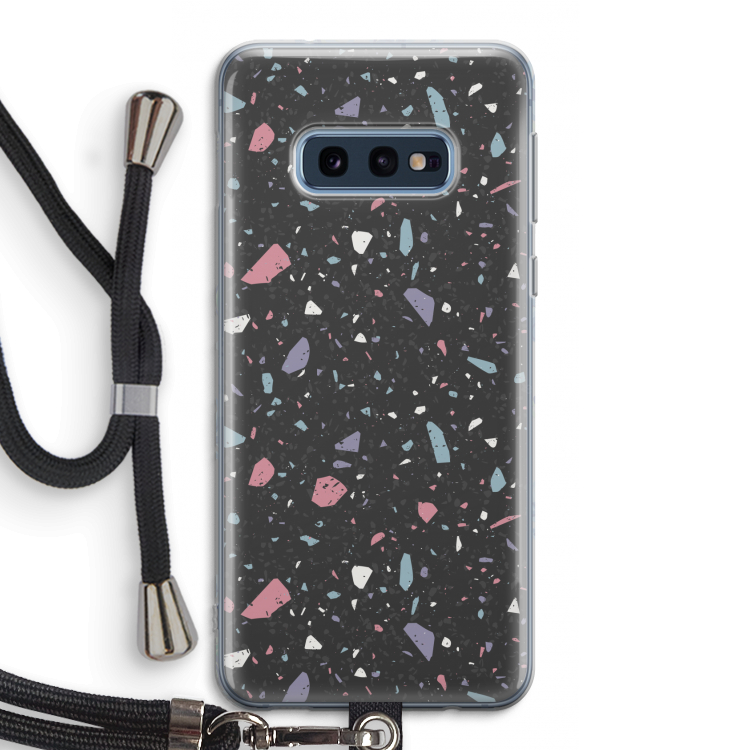 Terrazzo N°16: Samsung Galaxy S10e Transparant Hoesje met koord