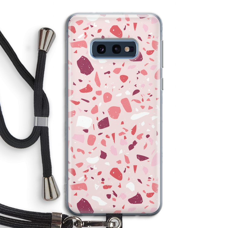 Terrazzo N°15: Samsung Galaxy S10e Transparant Hoesje met koord