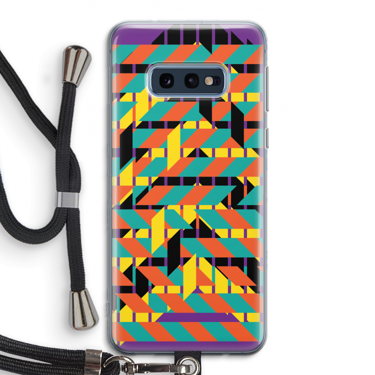 Skew Bee 2: Samsung Galaxy S10e Transparant Hoesje met koord