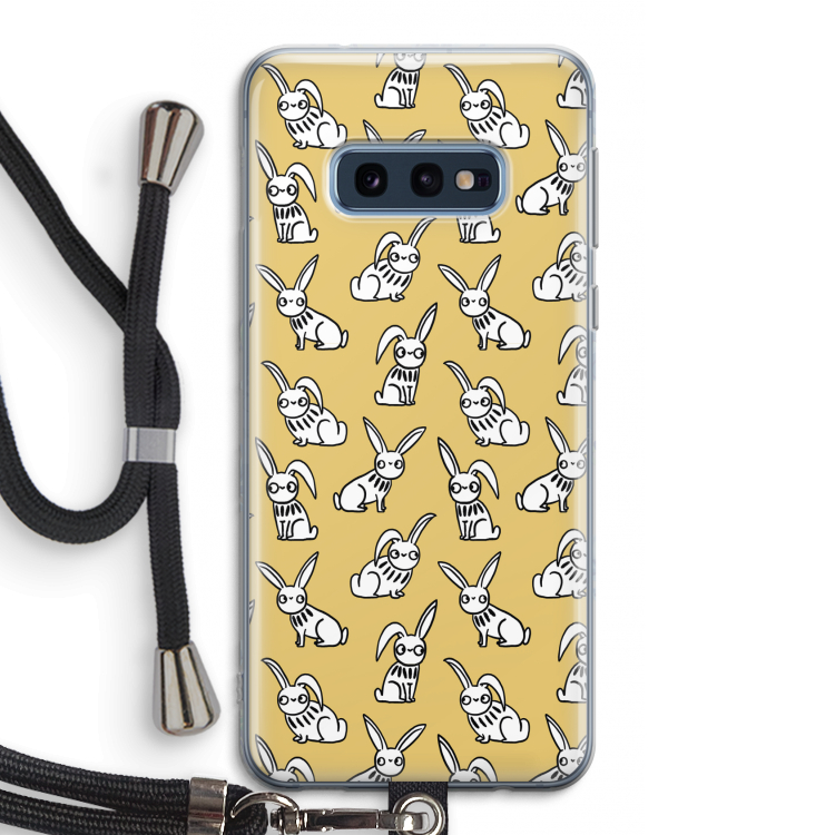 Haas: Samsung Galaxy S10e Transparant Hoesje met koord