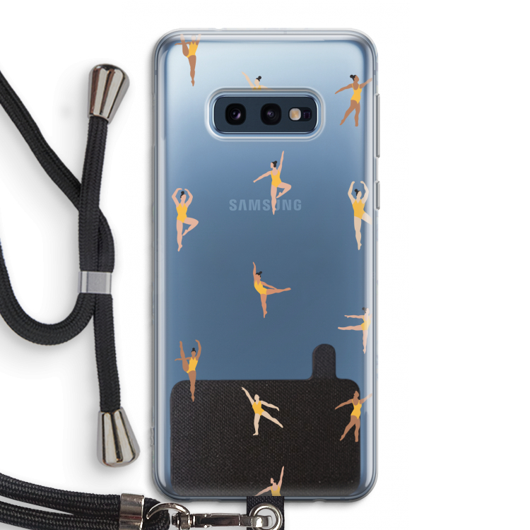 Dans #2: Samsung Galaxy S10e Transparant Hoesje met koord