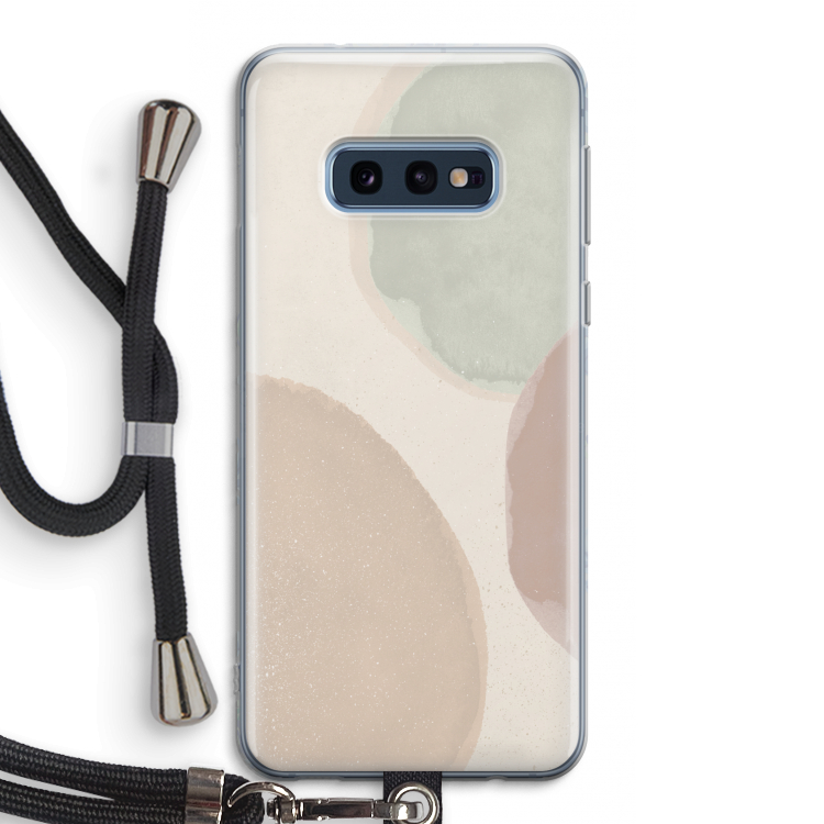 Geo #8: Samsung Galaxy S10e Transparant Hoesje met koord