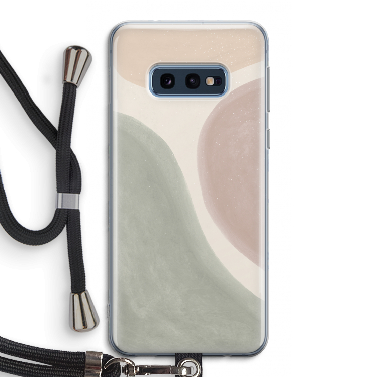 Geo #6: Samsung Galaxy S10e Transparant Hoesje met koord