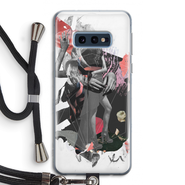 Dissimulation du réel: Samsung Galaxy S10e Transparant Hoesje met koord