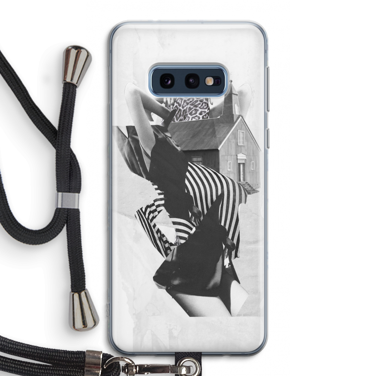 House: Samsung Galaxy S10e Transparant Hoesje met koord