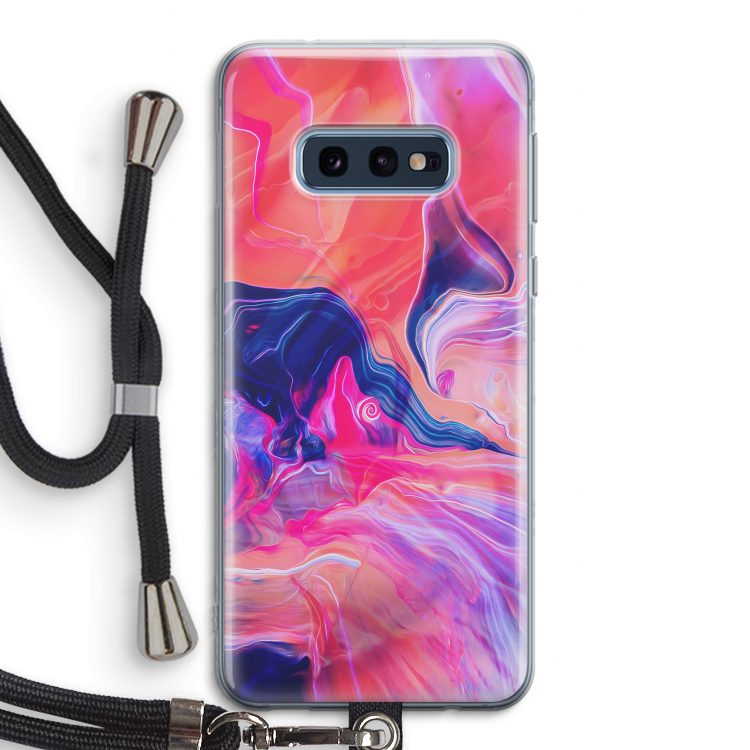 Earth And Ocean: Samsung Galaxy S10e Transparant Hoesje met koord