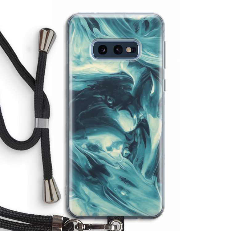 Dreaming About Whales: Samsung Galaxy S10e Transparant Hoesje met koord