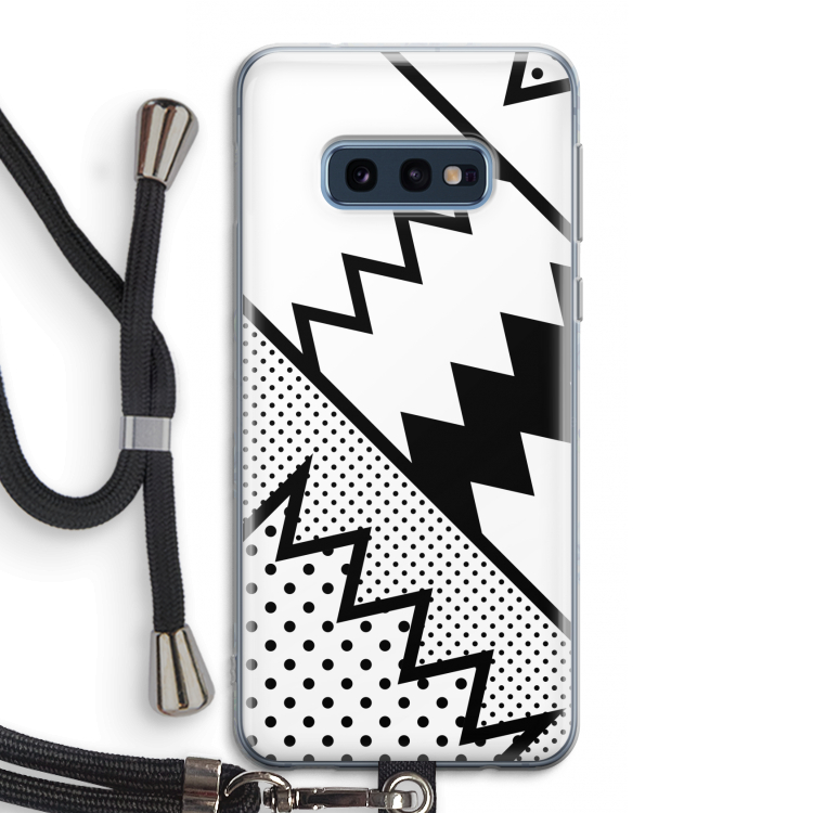 Pop Art #5: Samsung Galaxy S10e Transparant Hoesje met koord