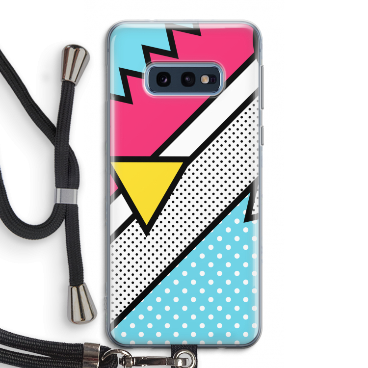 Pop Art #3: Samsung Galaxy S10e Transparant Hoesje met koord