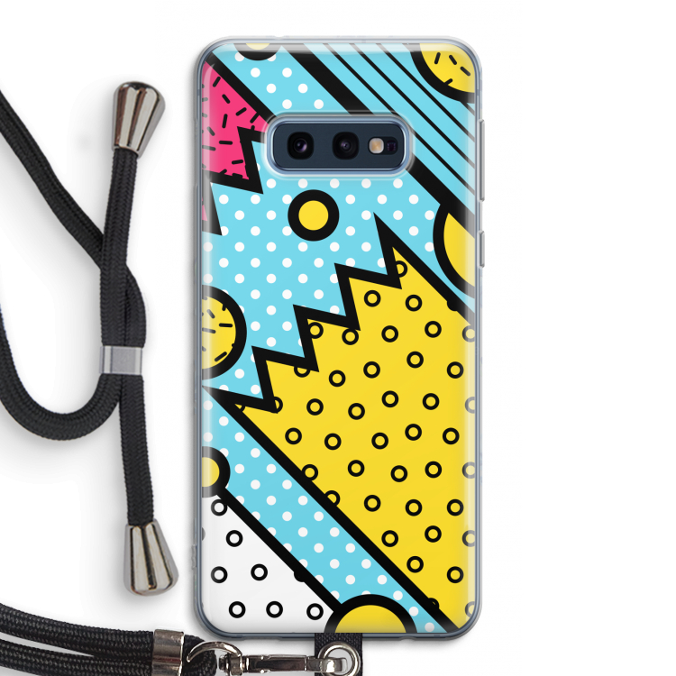 Pop Art #1: Samsung Galaxy S10e Transparant Hoesje met koord