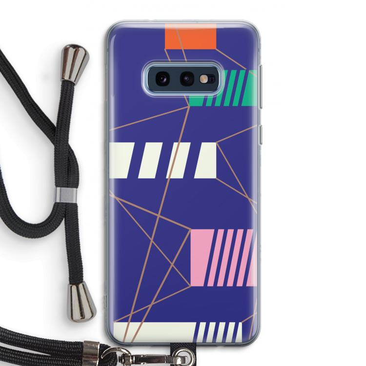 Gestalte 5: Samsung Galaxy S10e Transparant Hoesje met koord