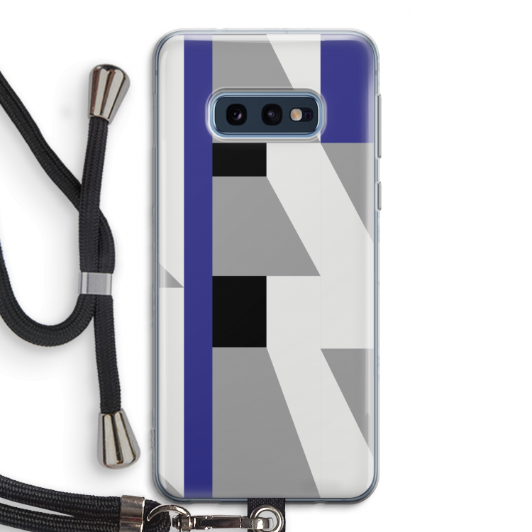 Gestalte 2: Samsung Galaxy S10e Transparant Hoesje met koord