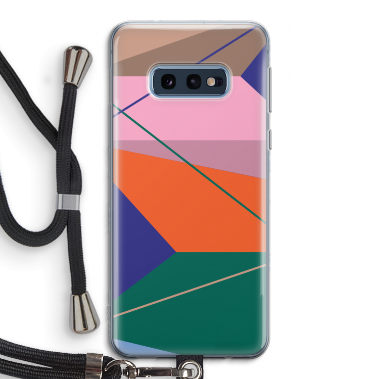 Gestalte 1: Samsung Galaxy S10e Transparant Hoesje met koord