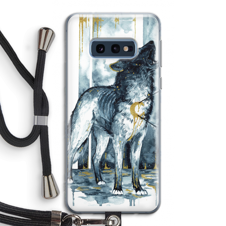 Bleeding Soul: Samsung Galaxy S10e Transparant Hoesje met koord