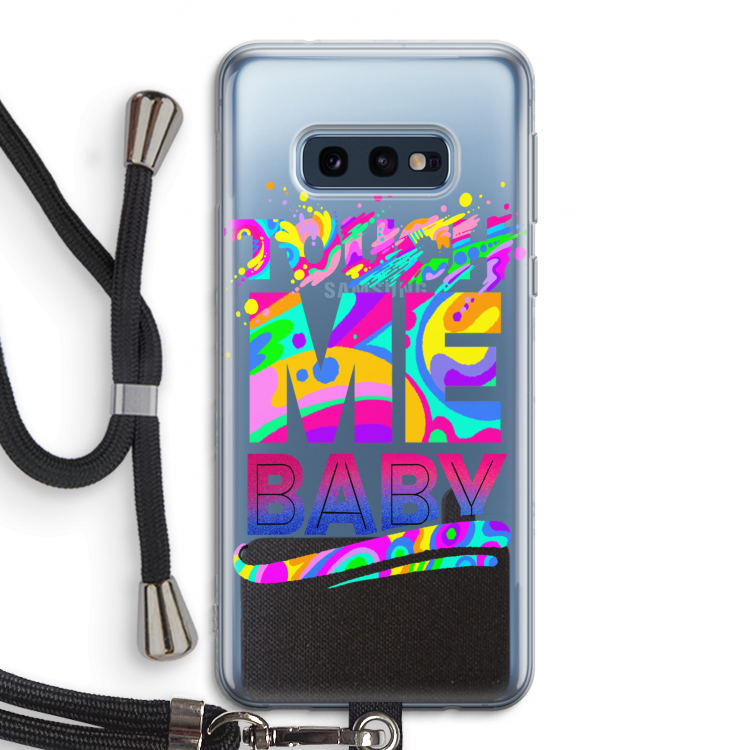 Touch Me: Samsung Galaxy S10e Transparant Hoesje met koord