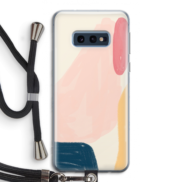 Saturday Flow: Samsung Galaxy S10e Transparant Hoesje met koord