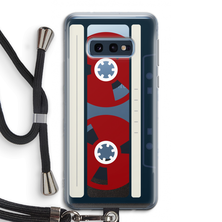 Here's your tape: Samsung Galaxy S10e Transparant Hoesje met koord