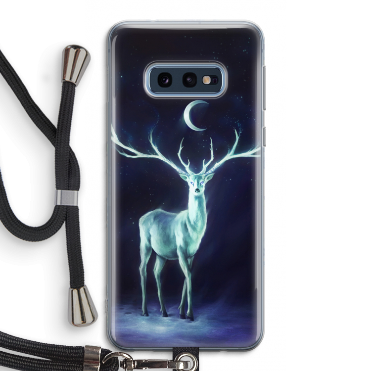 Nightbringer: Samsung Galaxy S10e Transparant Hoesje met koord