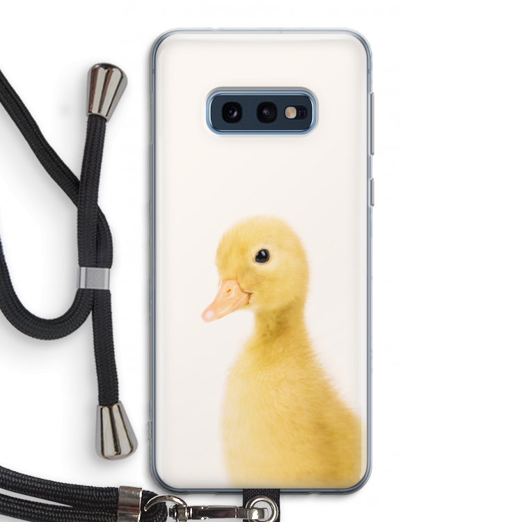 Duke: Samsung Galaxy S10e Transparant Hoesje met koord