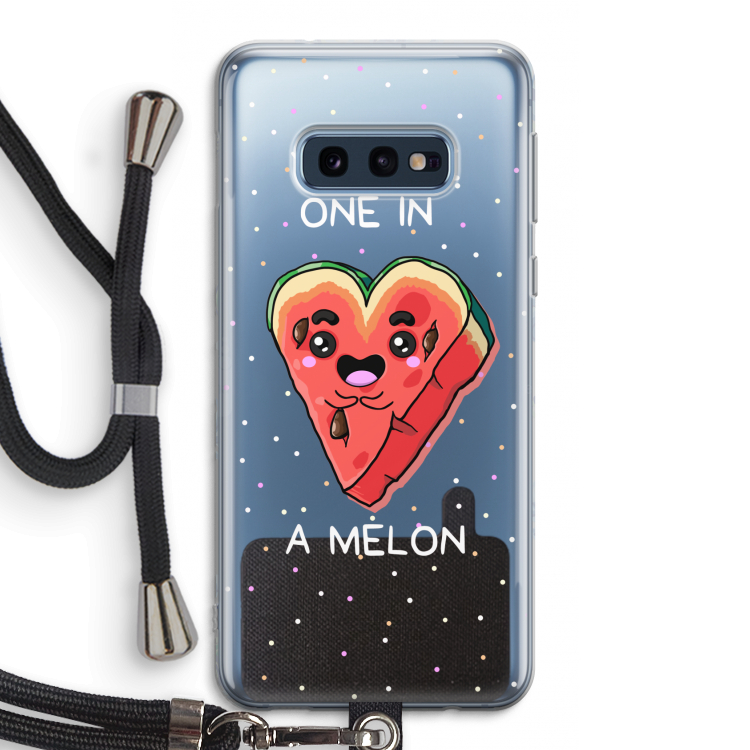 One In A Melon: Samsung Galaxy S10e Transparant Hoesje met koord