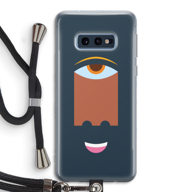 Mono M: Samsung Galaxy S10e Transparant Hoesje met koord