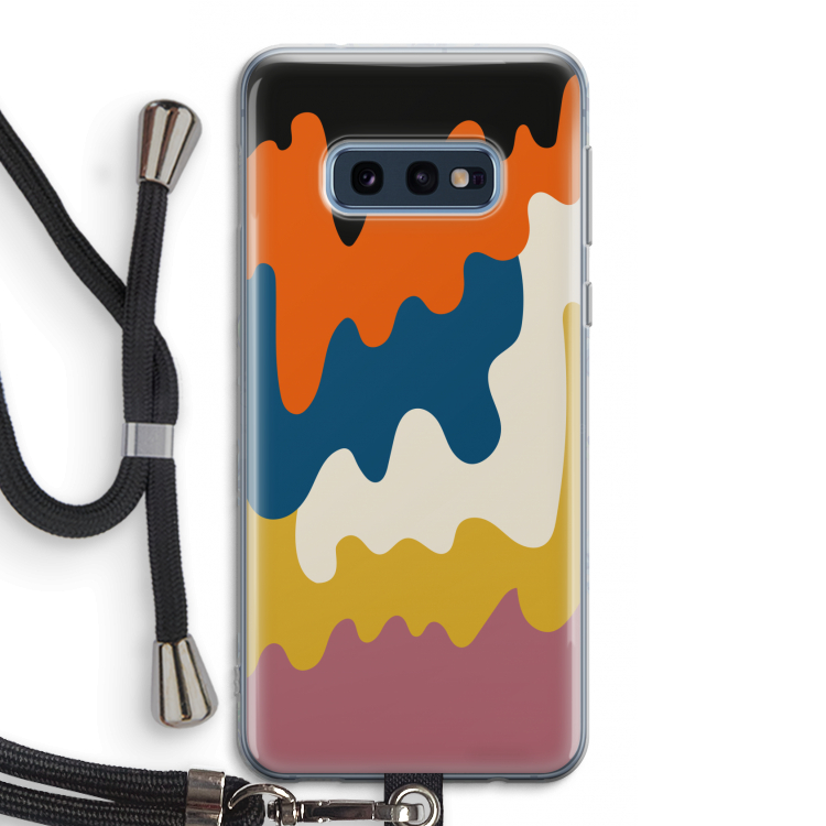 Baar A: Samsung Galaxy S10e Transparant Hoesje met koord