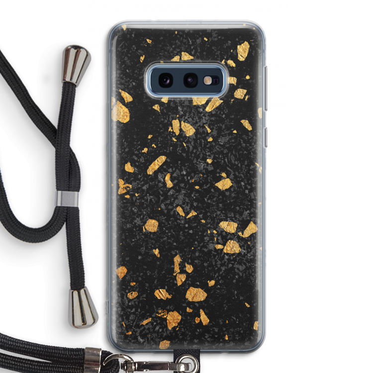 Terrazzo N°7: Samsung Galaxy S10e Transparant Hoesje met koord