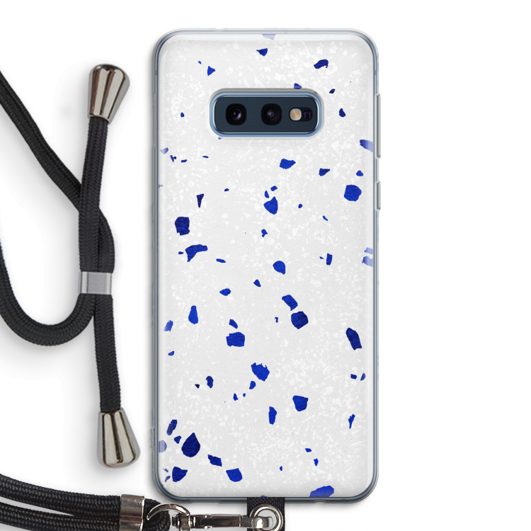 Terrazzo N°5: Samsung Galaxy S10e Transparant Hoesje met koord
