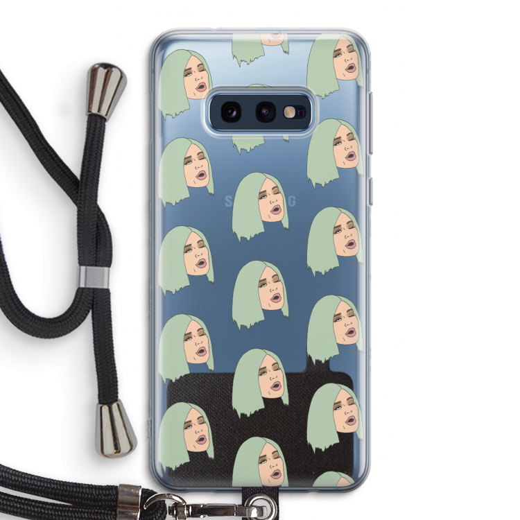 King Kylie: Samsung Galaxy S10e Transparant Hoesje met koord