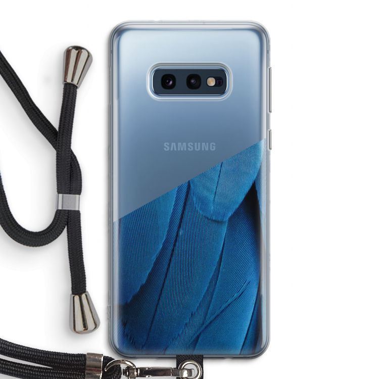Pauw: Samsung Galaxy S10e Transparant Hoesje met koord