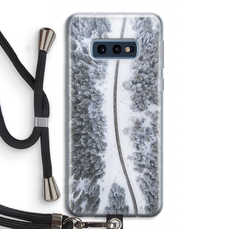 Snøfall: Samsung Galaxy S10e Transparant Hoesje met koord