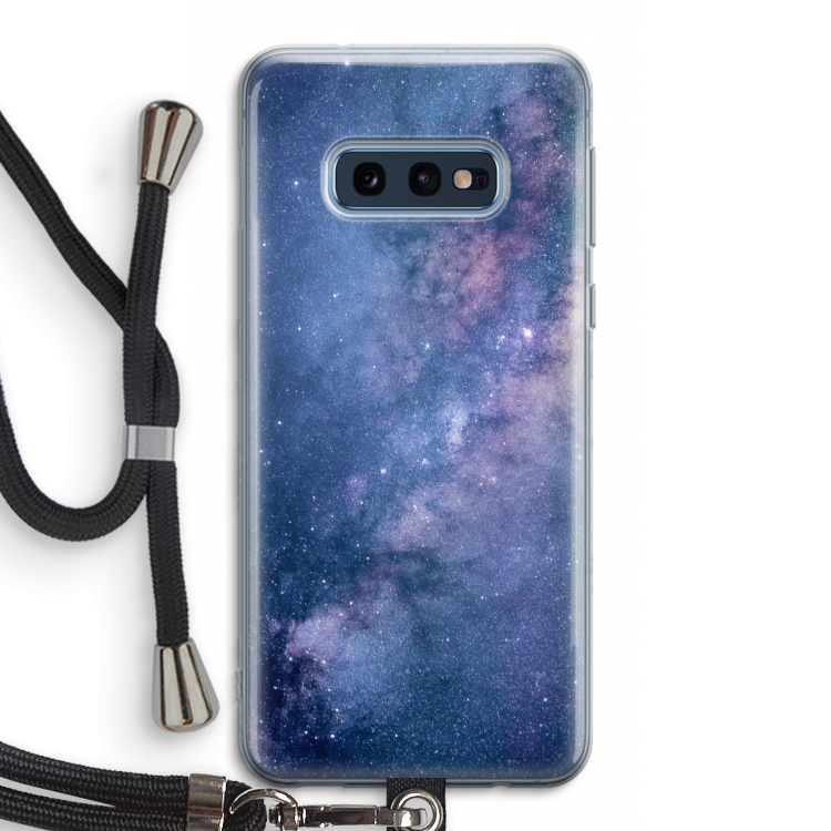 Nebula: Samsung Galaxy S10e Transparant Hoesje met koord