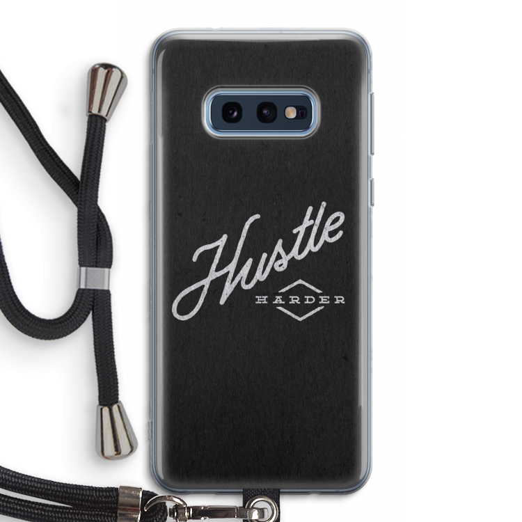 Hustle: Samsung Galaxy S10e Transparant Hoesje met koord